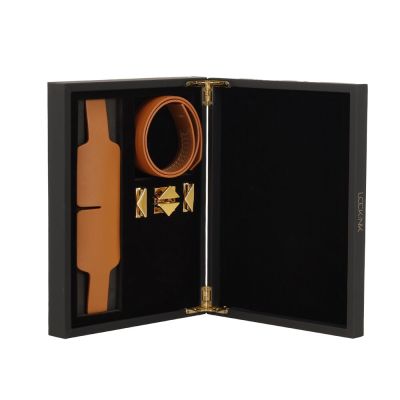 Маска на очі LOCKINK Blindfold Kit- Brown Маска на очі LOCKINK Blindfold Kit- Brown