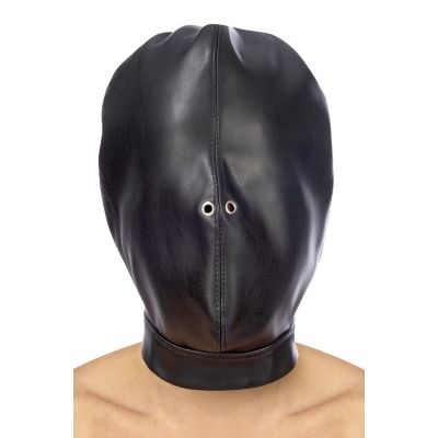 Капюшон для БДСМ Fetish Tentation Closed BDSM hood in leatherette Капюшон для БДСМ Fetish Tentation Closed BDSM hood in leatherette