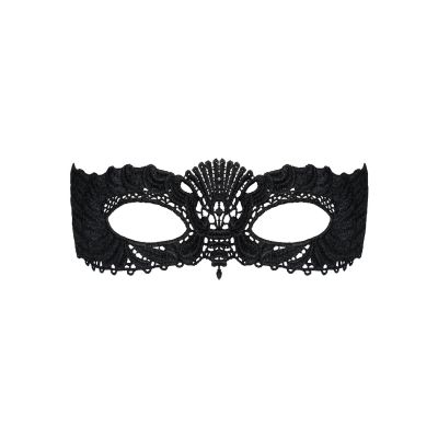 Мереживна маска Obsessive A700 mask, єдиний розмір, чорна Мереживна маска Obsessive A700 mask, єдиний розмір, чорна
