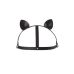 Маска кішечки Bijoux Indiscrets MAZE — Cat Ears Headpiece Black, екошкіра
