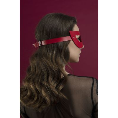 Маска на обличчя Feral Feelings — Mistery Mask натуральна шкіра, червона Маска на обличчя Feral Feelings — Mistery Mask натуральна шкіра, червона