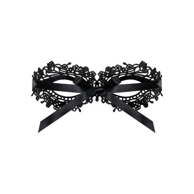 Мереживна маска Obsessive A710 mask, єдиний розмір, чорна