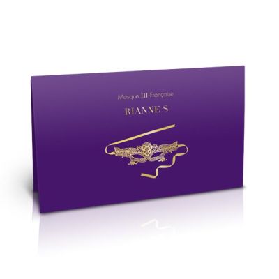 Ажурна маска на обличчя RIANNE S — Masque III зі стрічками-зав'язками Ажурна маска на обличчя RIANNE S — Masque III зі стрічками-зав'язками
