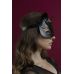 Маска кішечки Feral Feelings — Catwoman Mask, натуральна шкіра, чорна Маска кішечки Feral Feelings — Catwoman Mask, натуральна шкіра, чорна