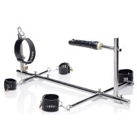 Конструкція для фіксації з фалоімітатором Imprisoned Metal Stockade with Dildo Конструкція для фіксації з фалоімітатором Imprisoned Metal Stockade with Dildo