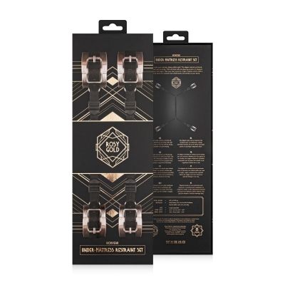 Фіксатор рук і ніг для ліжка Rosy Gold - Under-Mattress Restraint Set Фіксатор рук і ніг для ліжка Rosy Gold - Under-Mattress Restraint Set