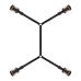 Фіксатор рук і ніг для ліжка Rosy Gold - Under-Mattress Restraint Set