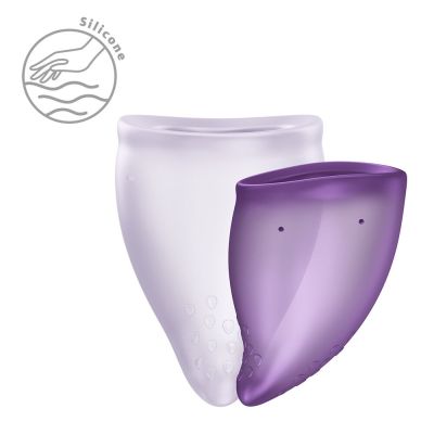 Набір менструальних чаш Fun Factory FUN CUP EXPLORE KIT, 2 шт, Multicolored Violet, об’єми 20 та 30 мл Набір менструальних чаш Fun Factory FUN CUP EXPLORE KIT, 2 шт, Multicolored Violet, об’єми 20 та 30 мл