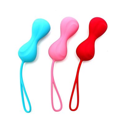 Вагінальні кульки Satisfyer Power Balls (3 пари), діаметр 3,4 см, маса 60, 76, 92 г, з кулькою всередині