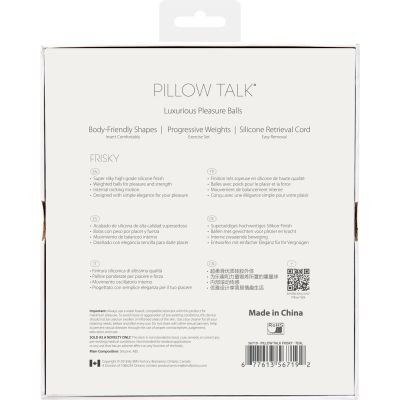Розкішні вагінальні кульки PILLOW TALK — Frisky Teal із кристалом, діаметр 3,2 см, вага 49-75 г Розкішні вагінальні кульки PILLOW TALK — Frisky Teal із кристалом, діаметр 3,2 см, вага 49-75 г