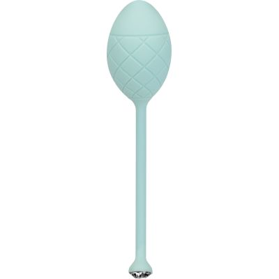 Розкішні вагінальні кульки PILLOW TALK — Frisky Teal із кристалом, діаметр 3,2 см, вага 49-75 г Розкішні вагінальні кульки PILLOW TALK — Frisky Teal із кристалом, діаметр 3,2 см, вага 49-75 г