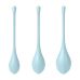 Набір йоні-намистин Satisfyer Yoni Power 2 Light Blue, діаметр 2, 2,5, 3 см, вага 22, 44, 73 г