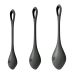 Набір йоні-намистин Satisfyer Yoni Power 2 Black, діаметр 2, 2,5, 3 см, вага 22, 44, 73 г