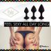 Набір силіконових анальних пробок FeelzToys - Bibi Butt Plug Set 3 pcs Black Набір силіконових анальних пробок FeelzToys - Bibi Butt Plug Set 3 pcs Black