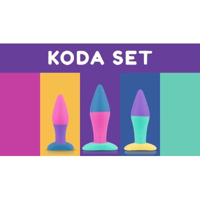 Набір анальних пробок PMV20 Koda - Butt Plug Set Набір анальних пробок PMV20 Koda - Butt Plug Set