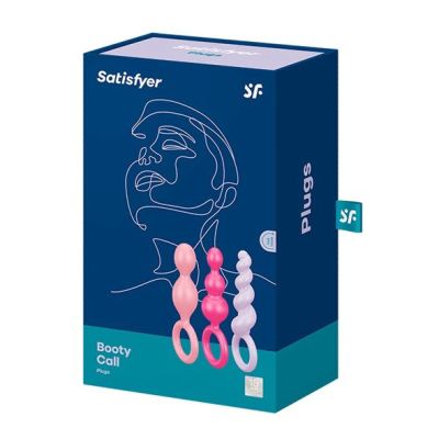 Набір анальних іграшок Satisfyer Plugs (set of 3) — Booty Call, макс. діаметр 3 см