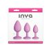 Набір анальних пробок NS Novelties INYA - Triple Ace Kit - Blush Набір анальних пробок NS Novelties INYA - Triple Ace Kit - Blush