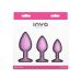 Набір анальних пробок NS Novelties INYA - Triple Ace Kit - Blush Набір анальних пробок NS Novelties INYA - Triple Ace Kit - Blush