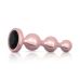 Набір анальних іграшок Rosy Gold - Metal Butt Plug Set 3 Pieces
