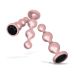 Набір анальних іграшок Rosy Gold - Metal Butt Plug Set 3 Pieces