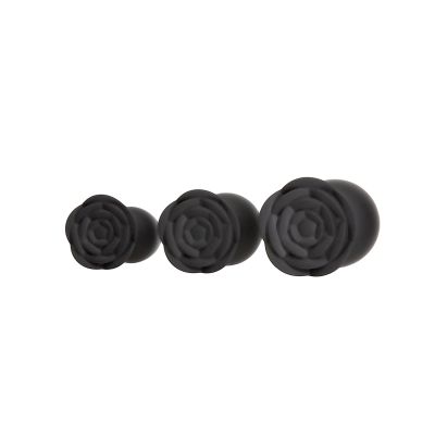 Набір силіконових анальних пробок BMS Roses Til’ Dawn Silicone Anal Plug Kit Starter Kit Black Набір силіконових анальних пробок BMS Roses Til’ Dawn Silicone Anal Plug Kit Starter Kit Black