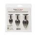 Набір силіконових анальних пробок BMS Roses Til’ Dawn Silicone Anal Plug Kit Starter Kit Black Набір силіконових анальних пробок BMS Roses Til’ Dawn Silicone Anal Plug Kit Starter Kit Black