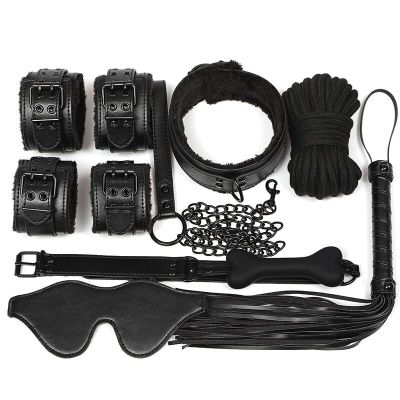 Набір для БДСМ «7 в 1» LY1003, чорний