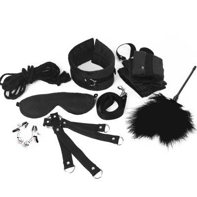 Набір БДСМ Art of Sex — Soft Touch BDSM Set, 9 предметів, чорний Набір БДСМ Art of Sex — Soft Touch BDSM Set, 9 предметів, чорний