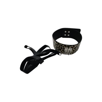 Набір MAI BDSM STARTER KIT Nº 75 Leopard: батіг, кляп, наручники, маска, нашийник, мотузка, затискачі