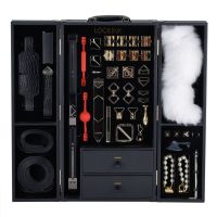 БДСМ-набір LOCKINK All-in-1 BDSM Play Kit - Crocodile Leather БДСМ-набір LOCKINK All-in-1 BDSM Play Kit - Crocodile Leather