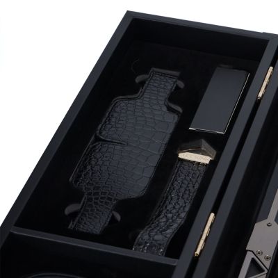 БДСМ-набір LOCKINK All-in-1 BDSM Play Kit - Crocodile Leather БДСМ-набір LOCKINK All-in-1 BDSM Play Kit - Crocodile Leather