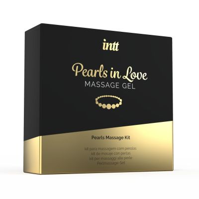 Набір для перлинного масажу Intt Pearls in Love: намисто та силіконовий масажний гель Набір для перлинного масажу Intt Pearls in Love: намисто та силіконовий масажний гель