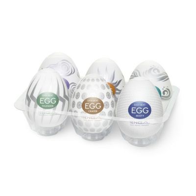 Набір мастурбаторів-яєць Tenga Egg Hard Boiled Pack (6 яєць)