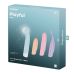 Набір 4-в-1 Satisfyer Playful Four, вібратор та 4 насадки, 12 режимів Набір 4-в-1 Satisfyer Playful Four, вібратор та 4 насадки, 12 режимів