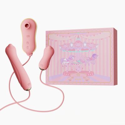 Набір 3в1 Zalo — UNICORN Set Pink, віброяйце, пульсатор, вакуумний стимулятор Набір 3в1 Zalo — UNICORN Set Pink, віброяйце, пульсатор, вакуумний стимулятор