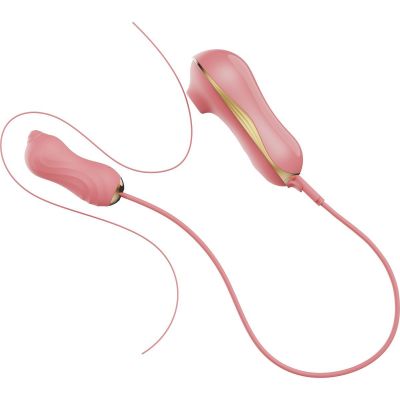 Набір 3в1 Zalo — UNICORN Set Pink, віброяйце, пульсатор, вакуумний стимулятор Набір 3в1 Zalo — UNICORN Set Pink, віброяйце, пульсатор, вакуумний стимулятор