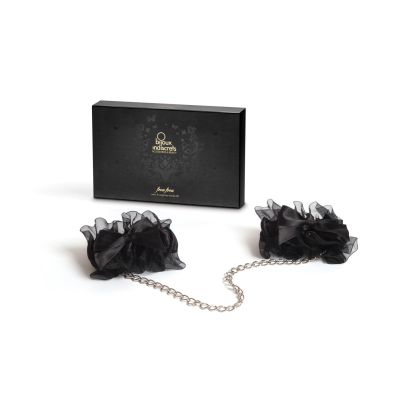 Наручники Bijoux Indiscrets — Frou Frou Organza handcuffs, атлас і органза, подарункове паковання