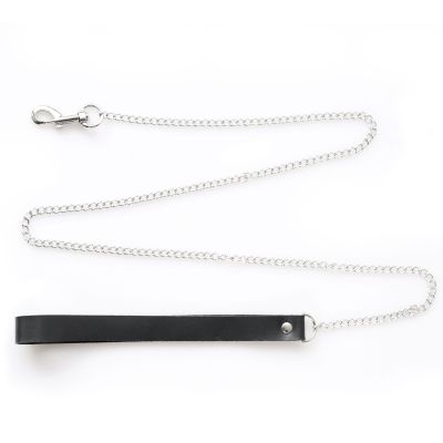 Нашийник Art of Sex — Tessa з повідцем із натуральної шкіри, колір чорний Нашийник Art of Sex — Tessa з повідцем із натуральної шкіри, колір чорний