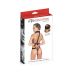 Фіксатори для шиї та рук Fetish Tentation Neck and Wrist Straps із маскою на очі