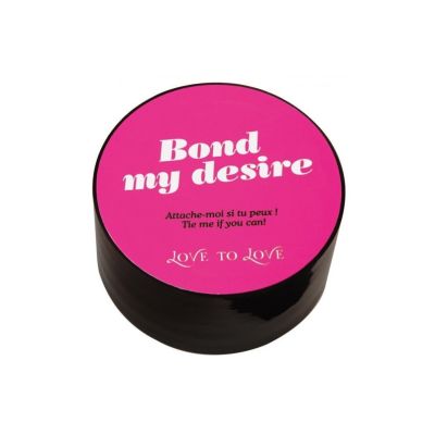 Скотч для бондажу Love To Love BOND MY DESIRE (15 м), чорний, не липне до шкіри та волосків