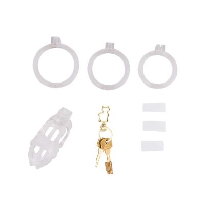 Клітка для пеніса LOCKINK SEVANDA Plastic Penis Chastity Cage - Transparent Клітка для пеніса LOCKINK SEVANDA Plastic Penis Chastity Cage - Transparent
