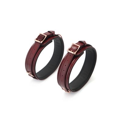 Манжети Liebe Seele Wine Red Thigh Cuffs L Size Манжети Liebe Seele Wine Red Thigh Cuffs L Size