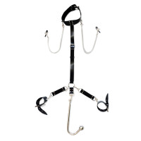 Бондажний набір із металевим анальним гаком № 2 Art of Sex Beatrice Bondage set with anal hook № 2 Бондажний набір із металевим анальним гаком № 2 Art of Sex Beatrice Bondage set with anal hook № 2