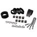 Набір із 8 ременів для зв'язування LOCKINK 8-Bondage-Straps Restraint Set - Black Набір із 8 ременів для зв'язування LOCKINK 8-Bondage-Straps Restraint Set - Black