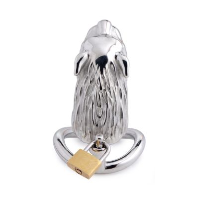 Клітка для пеніса Master Series: Tiger King Cock Cage With Lock, три кільця, замок, три ключі Клітка для пеніса Master Series: Tiger King Cock Cage With Lock, три кільця, замок, три ключі