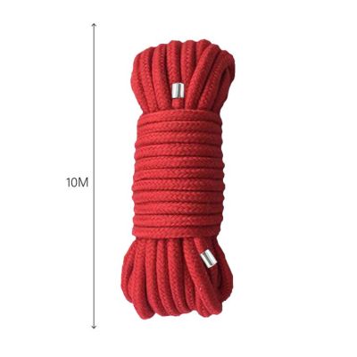 Мотузка для BDSM MAI Bondage Rope Red, довжина 10 м, діаметр 6,5 мм, поліестер Мотузка для BDSM MAI Bondage Rope Red, довжина 10 м, діаметр 6,5 мм, поліестер