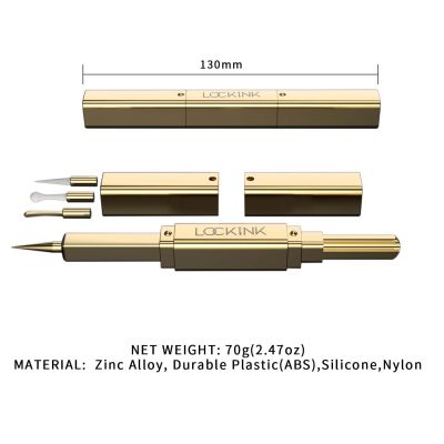 Ексклюзивний тиклер LOCKINK 5-head Flirting Tickler - Golden з п'ятьма насадками Ексклюзивний тиклер LOCKINK 5-head Flirting Tickler - Golden з п'ятьма насадками