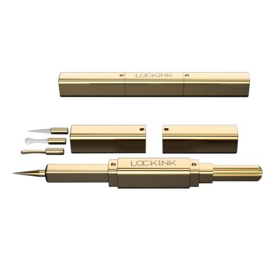 Ексклюзивний тиклер LOCKINK 5-head Flirting Tickler - Golden з п'ятьма насадками Ексклюзивний тиклер LOCKINK 5-head Flirting Tickler - Golden з п'ятьма насадками