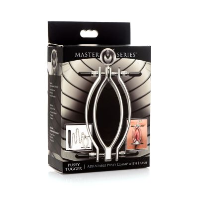 Затискач для статевих губ Master Series: Pussy Tugger Adjustable Vagina Clamp with Chain Затискач для статевих губ Master Series: Pussy Tugger Adjustable Vagina Clamp with Chain