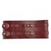 Шкіряний пояс для бондажу Liebe Seele Wine Red Waist Cuff S Size Шкіряний пояс для бондажу Liebe Seele Wine Red Waist Cuff S Size